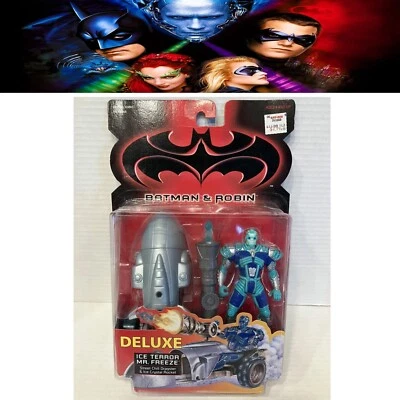 Batman & Robin Deluxe Ice Terror Mr. Freeze  MOC Kenner 1997 DC Comics - Image 1 of 4
