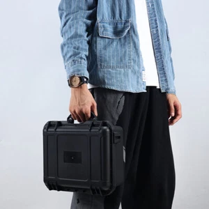 High-grade Handles Hard Shell Bag Freely Retractable To Different Black - Picture 1 of 7