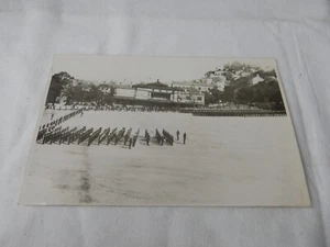R/P Postcard Of A March Past Of The Royal Marines Gibraltar. c1939 4@2 - Picture 1 of 2