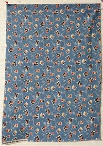 1930s Repro Fabric Horses Riders Everything But the Kitchen Sink Fabric RJR 15" - Picture 1 of 2