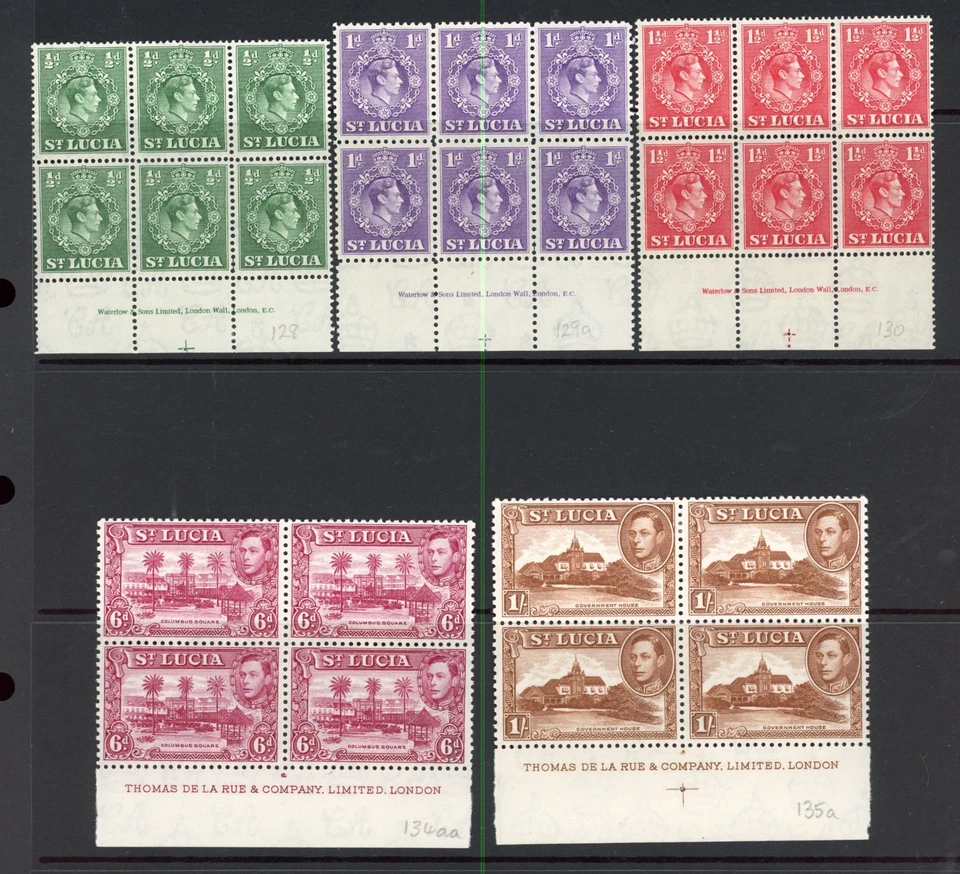 Bloques de impresión Santa Lucía MH 1938 Foto 1 de 1