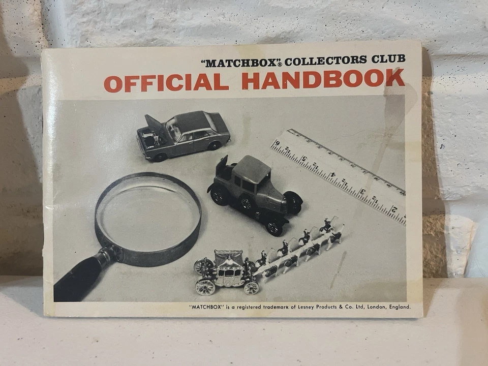 Vintage 1970s Matchbox Collectors Club Official Handbook.  Slight Wear. - Image 1 of 1