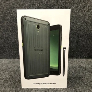 SAMSUNG Galaxy Tab Active5 5G Rugged Tablet 8" 128GB for T-Mobile, Green - Picture 1 of 6