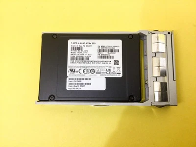 Oracle Samsung PM1733 7.68TB NVME PCIE U.2 2.5in SSD MZ-WLJ7T60 8204577 8204589 - Image 1 of 3