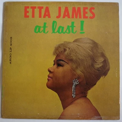 Etta James AT LAST! Original US MONO Pressing 1960 ARGO Records RARE LP - Image 1 of 4