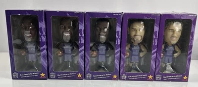 2003 Sacramento Kings Bobblehead Set Turkoglu Jackson Clark Wallace Pollard NIB - Image 1 of 4
