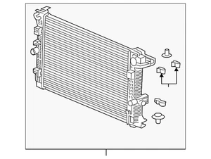 Genuine GM Radiator 84989891 - Picture 1 of 3