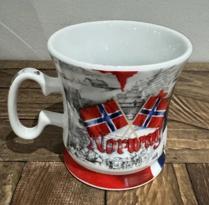 Kaffeebecher Teetasse Norwegen Porzellan von Way Nor. Neu - Bild 1 von 8