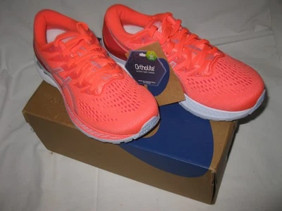 ASICS GEL-KAYANO 28 MUJER TALLA 7 ANCHO CORAL BRILLANTE/COLOR NIEBLA NUEVO CON CAJA Foto 1 de 4