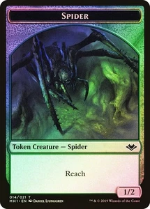 Spider Token FOIL - 014/021 - Modern Horizons MH1 MTG - Picture 1 of 1