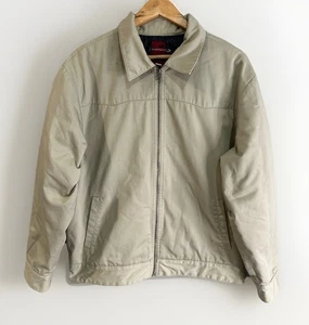 Ripcurl - Men's Size L - Beige Zip up Jacket Long Sleeve. - Picture 1 of 11