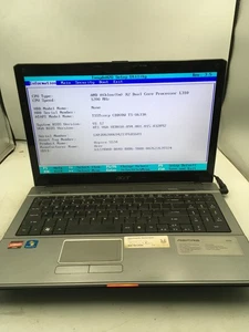 ACER ASPIRE 5534 1121 - BOOTS TO BIOS - AMD ATHLON X2 - 4GB RAM - 15" - READ-BB - Picture 1 of 8
