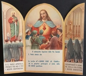 Santino Tessera Iscrizione Pia Unione Cooperatori Stampa 1922 (SA010) Come foto - Imagen 1 de 3