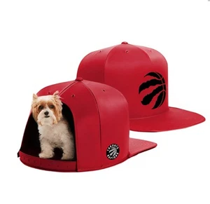 NBA Toronto Raptors rot/schwarz Plüsch Haustier Nickerchen Kappe Hundebett klein 27"x19" NEU ✅️ - Bild 1 von 2