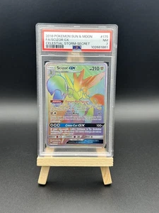 Pokemon Scizor GX 175 Hyper Rare Celestial Storm PSA 7 NM - Possible Regrade? - Bild 1 von 2