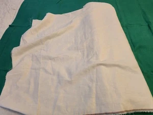 3 Yards 32" X 53" Wide Soft Linen Ivory Fabric - Picture 1 of 1