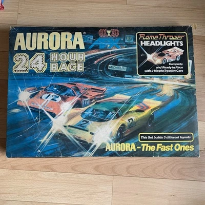 Aurora AFX Vtg 1978 24 Hour Race Speed Car GX1750 FLAME THROWER HEADLIGHTS - Image 1 of 4