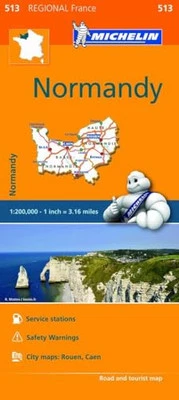 Normandy - Michelin Regional Map 513: Map (Michelin Regional Maps... by Michelin - Image 1 of 2