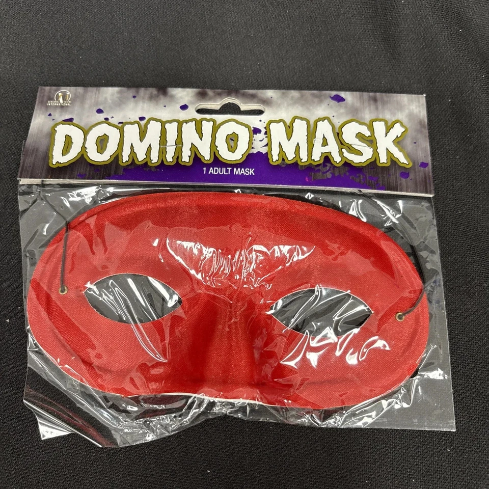 Red Domino Half Mask - Image 1 of 4
