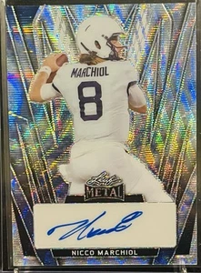 2024 Leaf Metal Football (Nicco Marchiol) #BA-NM1 Sky Wave 1/1 - Picture 1 of 2