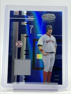 PARCHE TROT NIXON 2005 HOJA CERTIFICADO ESPEJO AZUL USADO EN JUEGOS/100 Q5476 Foto 1 de 2