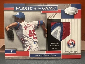 2002 Leaf Certified Fabric Of The Game Pedro Martinez Expos Patch - Picture 1 of 5