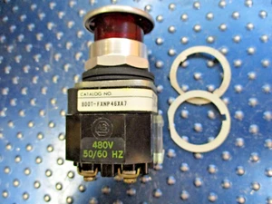 NEW ALLEN BRADLEY RED PUSHBUTTON SERIES N 800T-FXNP46XA7 - Picture 1 of 3
