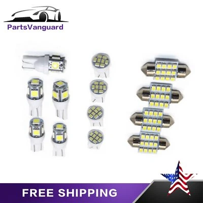 13x LED Lights Interior For 2003-2006 Chevrolet Silverado 1500 2500 3500 HD - Image 1 of 4