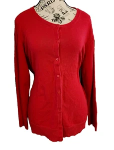MERONA red cardigan- size XL - Picture 1 of 3