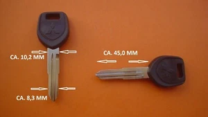 MITSUBISHI SCHLÜSSELROHLING ROHLING CHARIOT GOLT ECLIPSE GALANT L300 ERSATZ SCH. - Bild 1 von 4