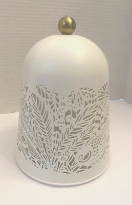 IKEA SOLSKUR Lamp White with Cutout Bird/Forest Theme No Cord Used - Image 1 of 2