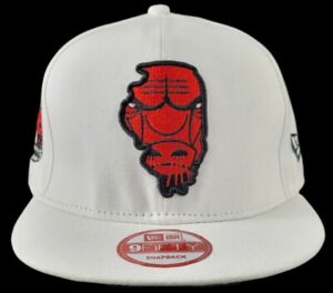 CHICAGO BULLS Hardwood Classics HAT NEW ERA 59FIFTY White Adj NBA Basketball CAP