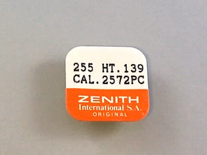 Zenith  Cal. 2572PC Ref. 255 ruota ore secondi centro, ricambio nuovo sigillato - Imagen 1 de 2