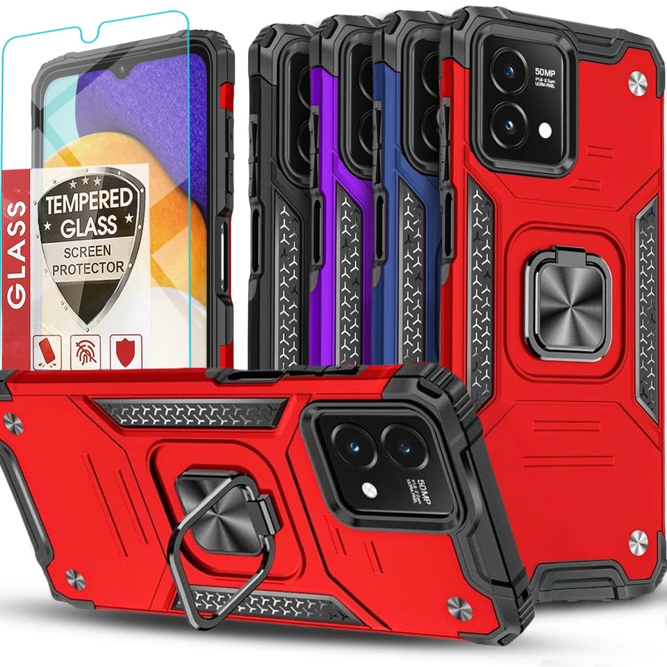 For Motorola Moto G 5G 2024 2023 Case Phone Cover Shockproof + Tempered Glass - Image 1 of 4