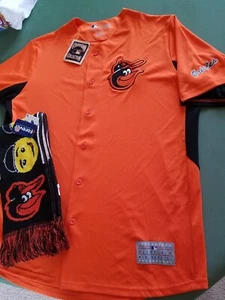 Brand New Baltimore Orioles XL Jersey With Tags + FREE Shipping And Winter Scarf - Picture 1 of 13