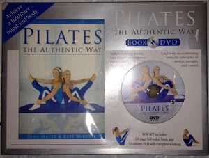 PILATES The Authentic Way Book and DVD Box Set by Dina Matty and Keft Burdell - Picture 1 of 2