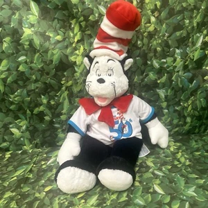 Build a Bear Dr. Seuss CAT IN THE HAT 50th Birthday 22” Stuffed Animal - Picture 1 of 3