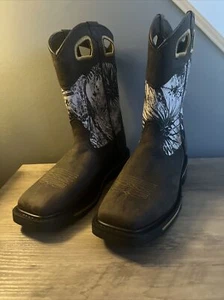 Lacrosse 11" Tallgrass Camo Snake Boots Size 9 Game Guard Quad Core - Picture 1 of 4