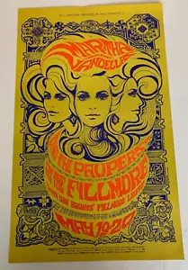 Bonnie MacLean - 1967 - Martha & The Vandellas Concert Poster OP 1st Edition - Picture 1 of 9