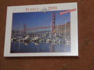 BRATZ PUZZLE 2000 PIECE GOLDEN GATE BRIDGE NEW & SEALED - WITH CONSERVER - Picture 1 of 1