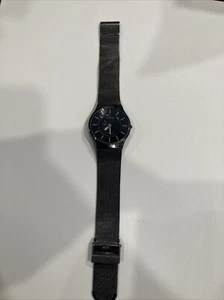 Orologio Uomo SKAGEN TITANIO QUARZO 233LTMB-NERO RIVESTITO Ha Bisogno di Batterie Danimarca - Foto 1 di 7