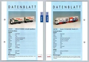 MB SK '94 WKHZ / Scania 143 #243/4 Hangerzuge - Herpa Data Sheet - Picture 1 of 1