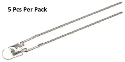 Broadcom 626 nM Red LED, 3mm (T-1) Round Through Hole package - HLMP-1340 - Image 1 of 3