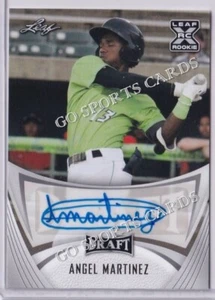 2021 Leaf Draft BA-AM1 Angel Martinez XRC Autograph Guardians Indians - Picture 1 of 1