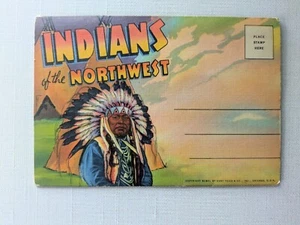 Postcard Folder Indians of the Northwest - Picture 1 of 2