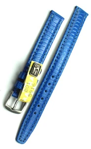 12mm echt Eidechse UHRBAND skin Lizard UHRENARMBAND Strap Deutscher Hersteller - Picture 1 of 2