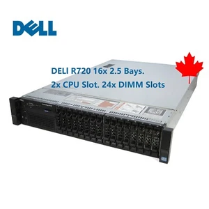 Dell R720 16x2.5 Bays Server 2x E5-2670 16-Core 256GB H710 8x600G - Picture 1 of 2