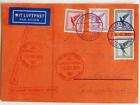 GERMANY to SPAIN 1929 ZEPPELIN, Spanienfahrt Card Barcelona Drop Mail+,ex Nutley