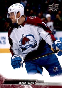2022-23 Upper Deck Hockey #299 Devon Toews Colorado Avalanche Series 2 - Picture 1 of 2