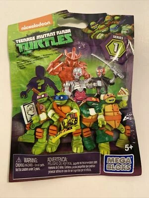2016 Mega Bloks Teenage Mutant Ninja Turtles TMNT Series 1 MYSTERY BLIND BAG NEW - Image 1 of 2
